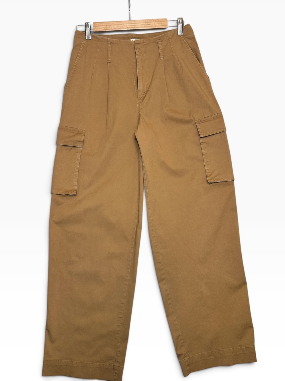 A New Day Women’s High-Rise Wide Leg Cargo Pants in Tan